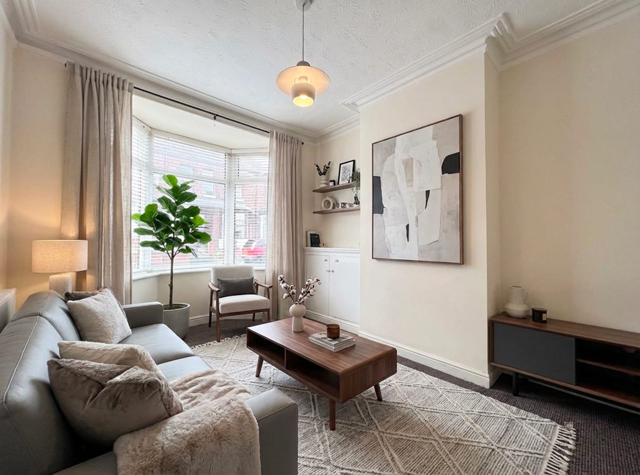 Bolton property photographer - bedroom after Architech AI transformation