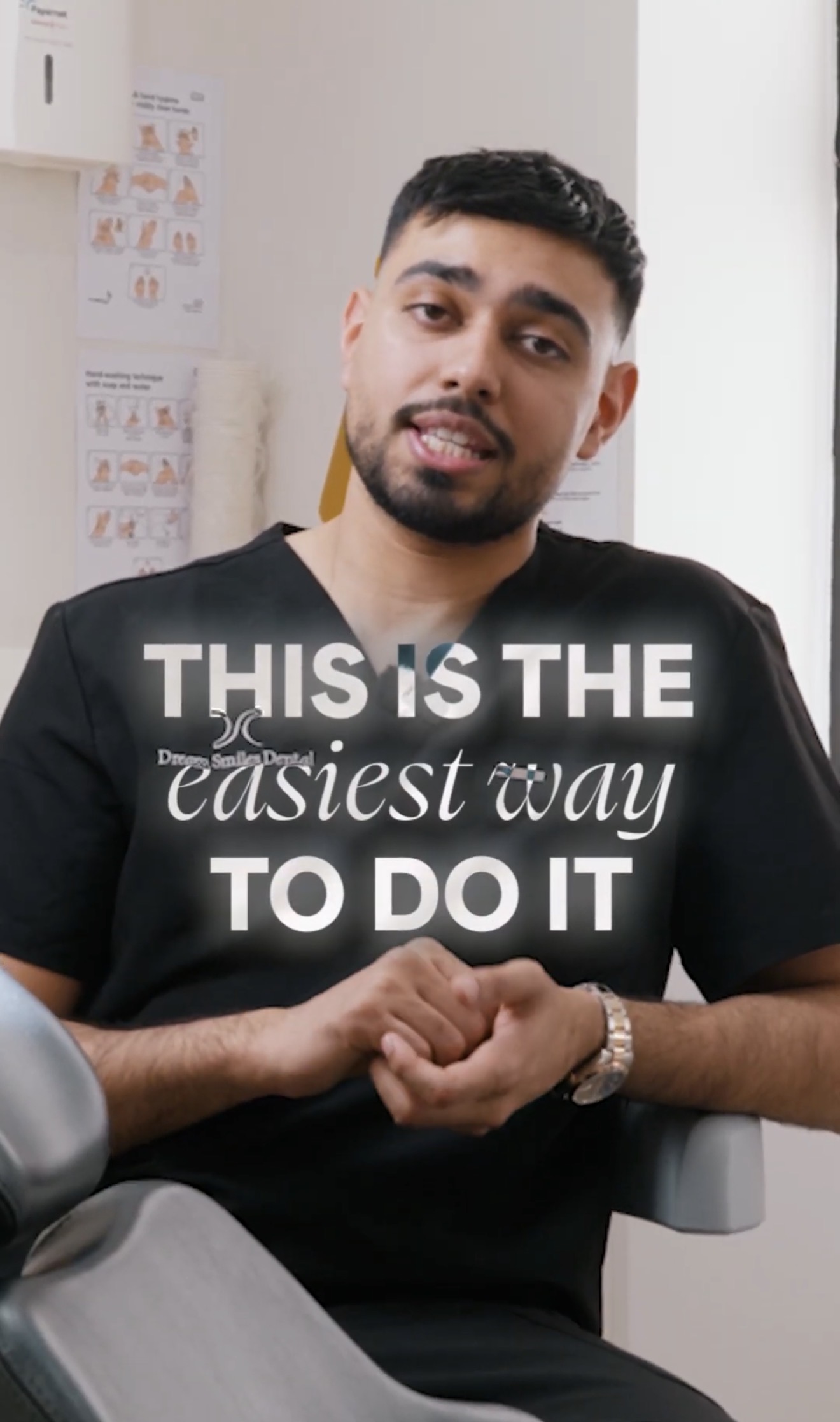 Dentist Ad: Clean educational short-form content